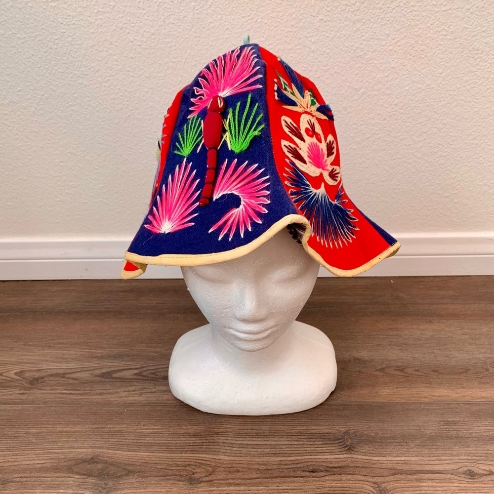 Vintage embroidered hat